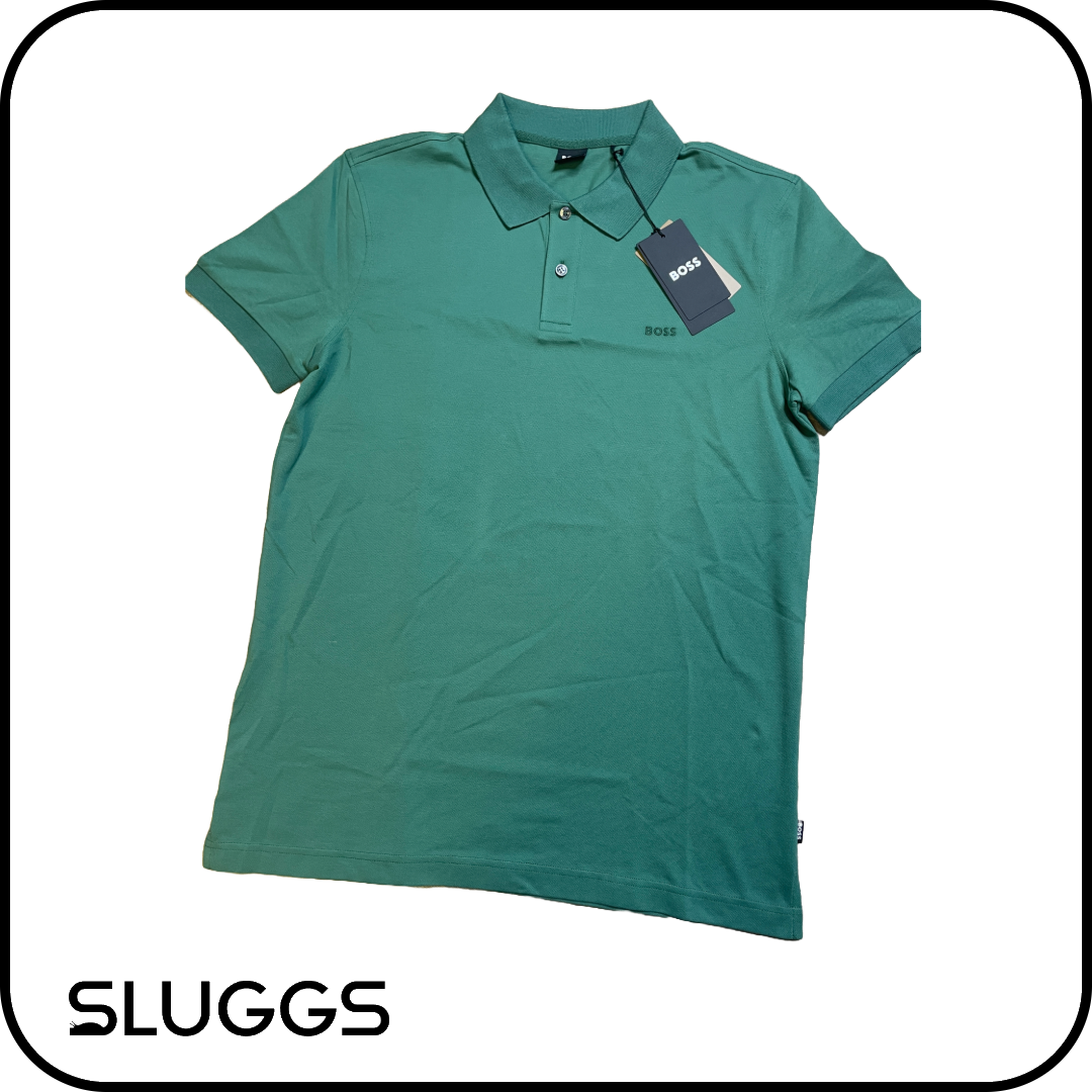 HUGO BOSS - FIRENZE POLO SHIRT BOTTLE GREEN
