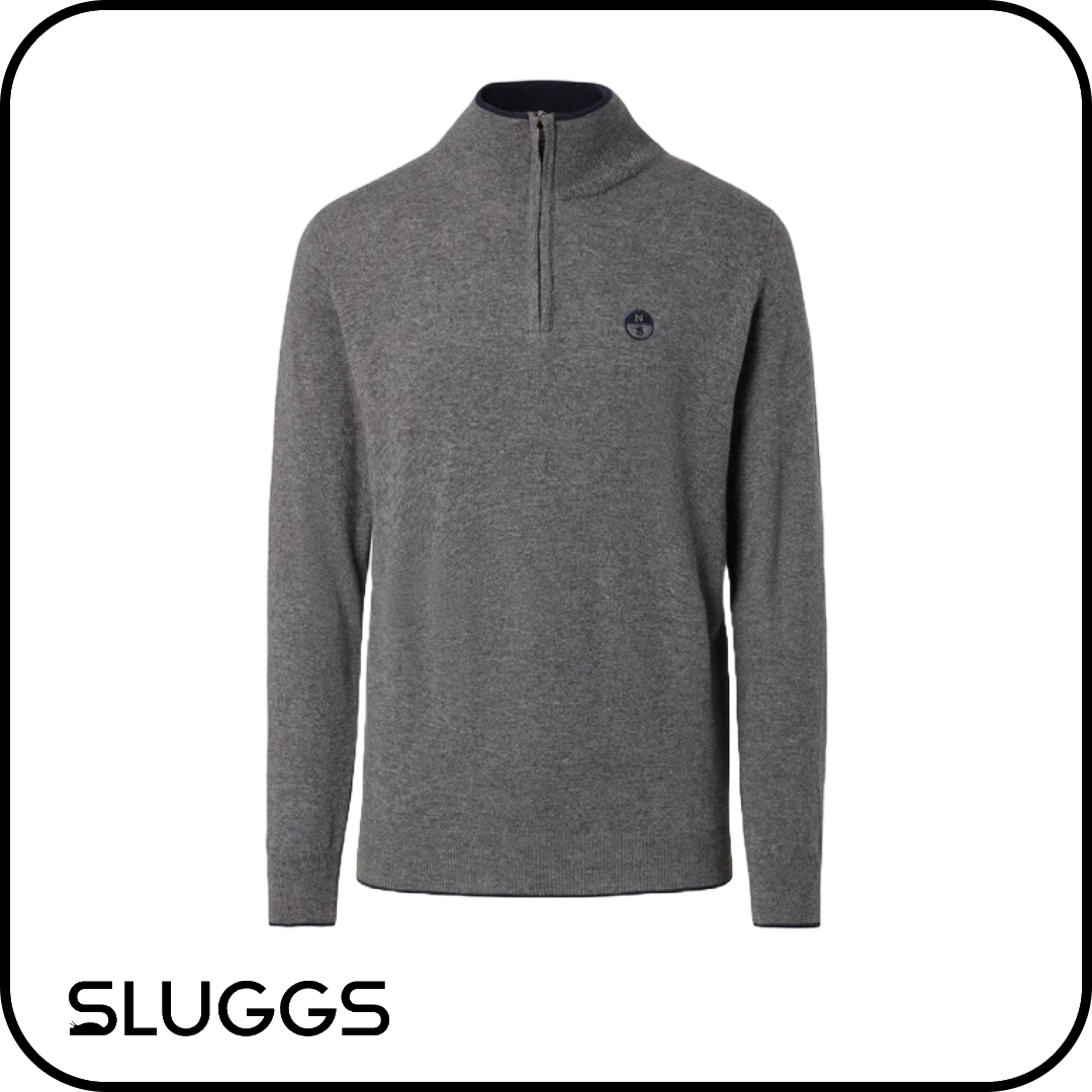 NORTH SAILS - CASHMERE HALF ZIP SWEATER