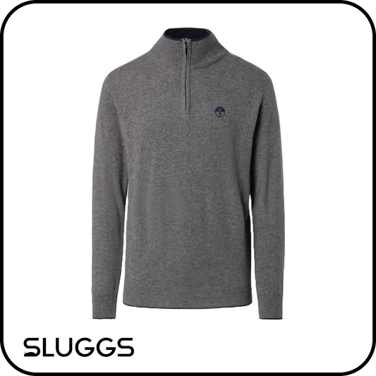 NORTH SAILS - CASHMERE HALF ZIP SWEATER