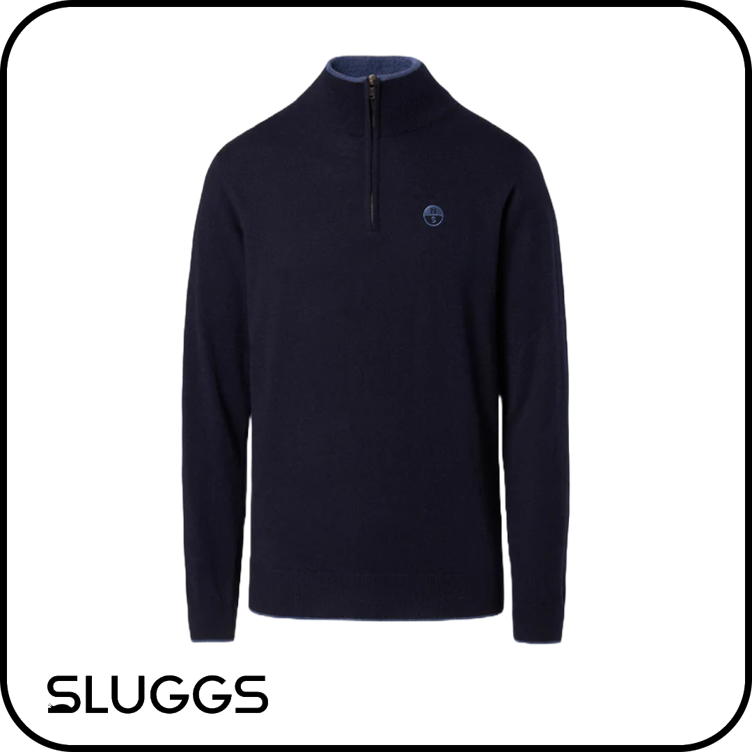 NORTH SAILS - CASHMERE HALF ZIP SWEATER