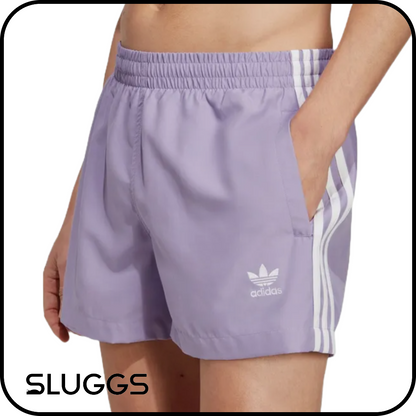 ADIDAS ORIGINALS - ORI 3 STRIPE SWIM SHORTS