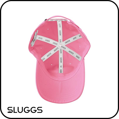 LACOSTE - SMALL SIDE LOGO CAP PINK